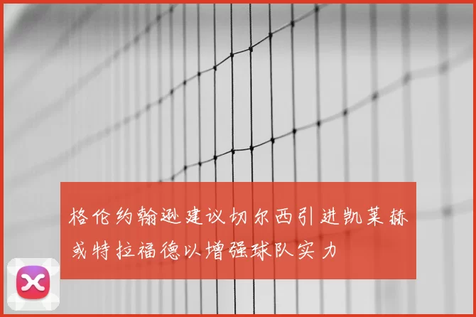 格伦约翰逊建议切尔西引进凯莱赫或特拉福德以增强球队实力