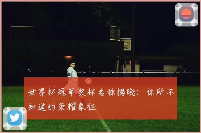 世界杯冠军奖杯名称揭晓：你所不知道的荣耀象征